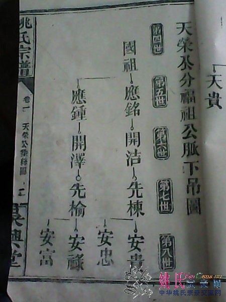 湖北仙桃姚述彦《姚氏宗谱》